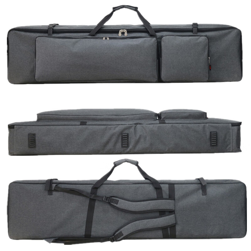 theone智能重锤电钢琴包 88键智能便携式61电子琴加厚防水滑轮包 紫红