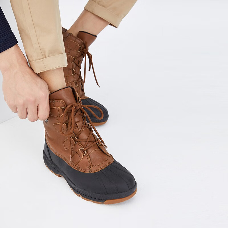 aigle艾高tenerewarmbt男款mtd休闲鞋男士秋冬靴子栗咖啡p981b40