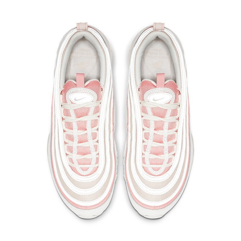 nike耐克airmax97女子弹头气垫运动休闲鞋ct6806921733米白彩虹渐变dd