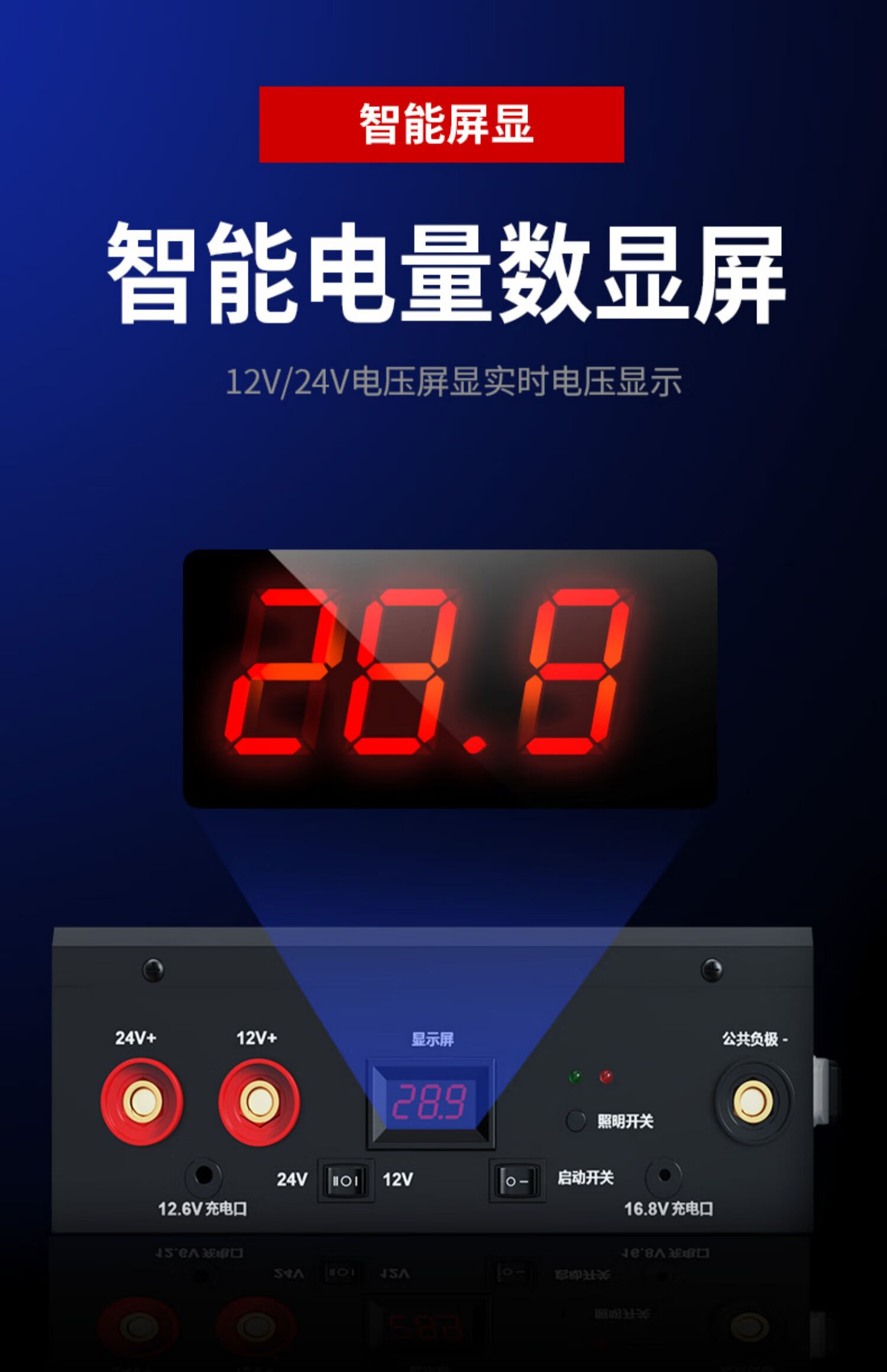 小能人汽車應急啟動電源12v24v大容量電瓶搭電寶強啟大貨車打火器 軍