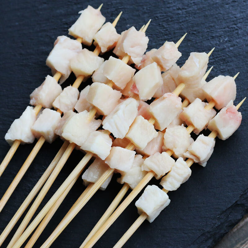 奶香牛油小串烧烤油炸铁板食材食用冻货商用小肉串牛胸口油100/串 奶