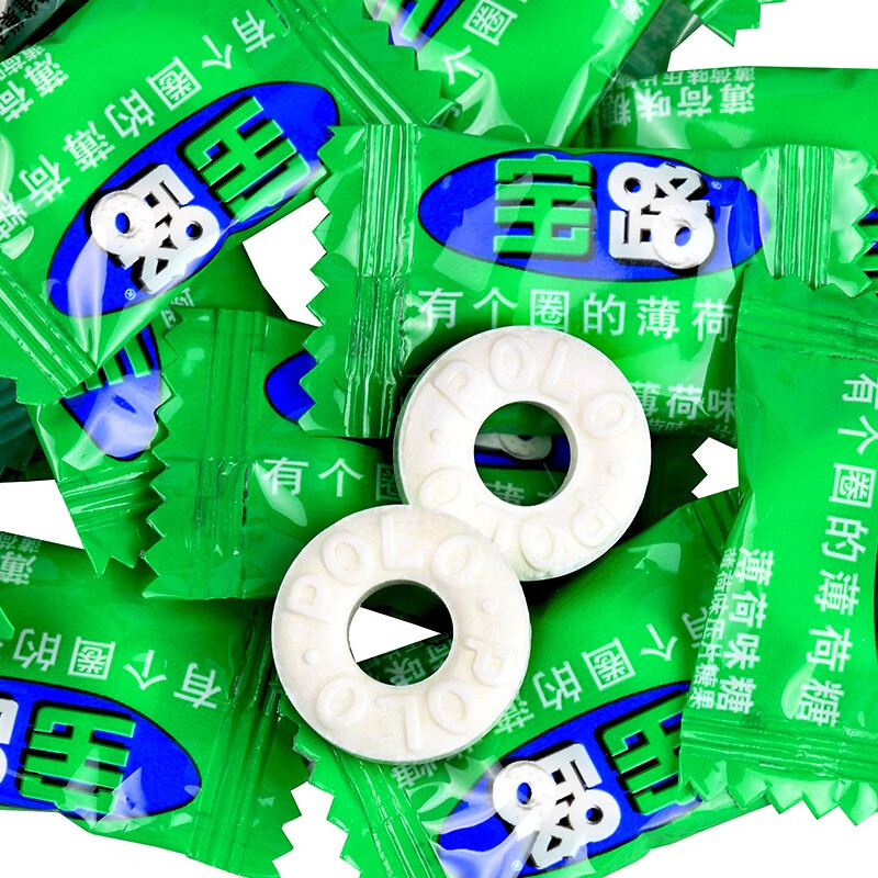 雀巢咖啡(nescafe) 雀巢宝路薄荷糖750g*6包有个圈的宝路糖 薄荷味