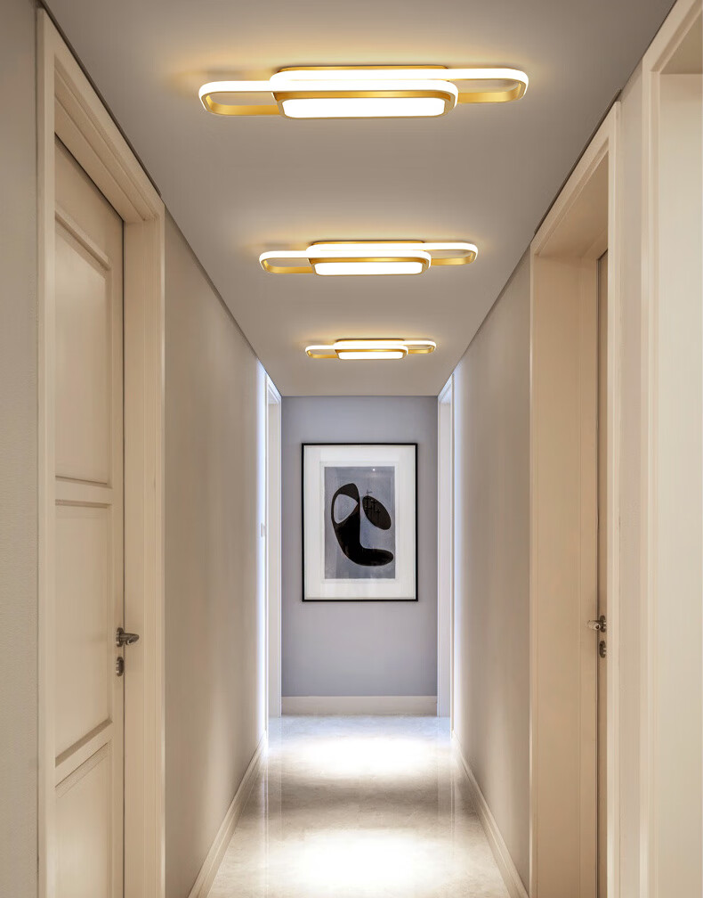 屋语艺术灯 简约现代过道灯个性主卧室灯温馨浪阳台灯具led房间吸顶灯