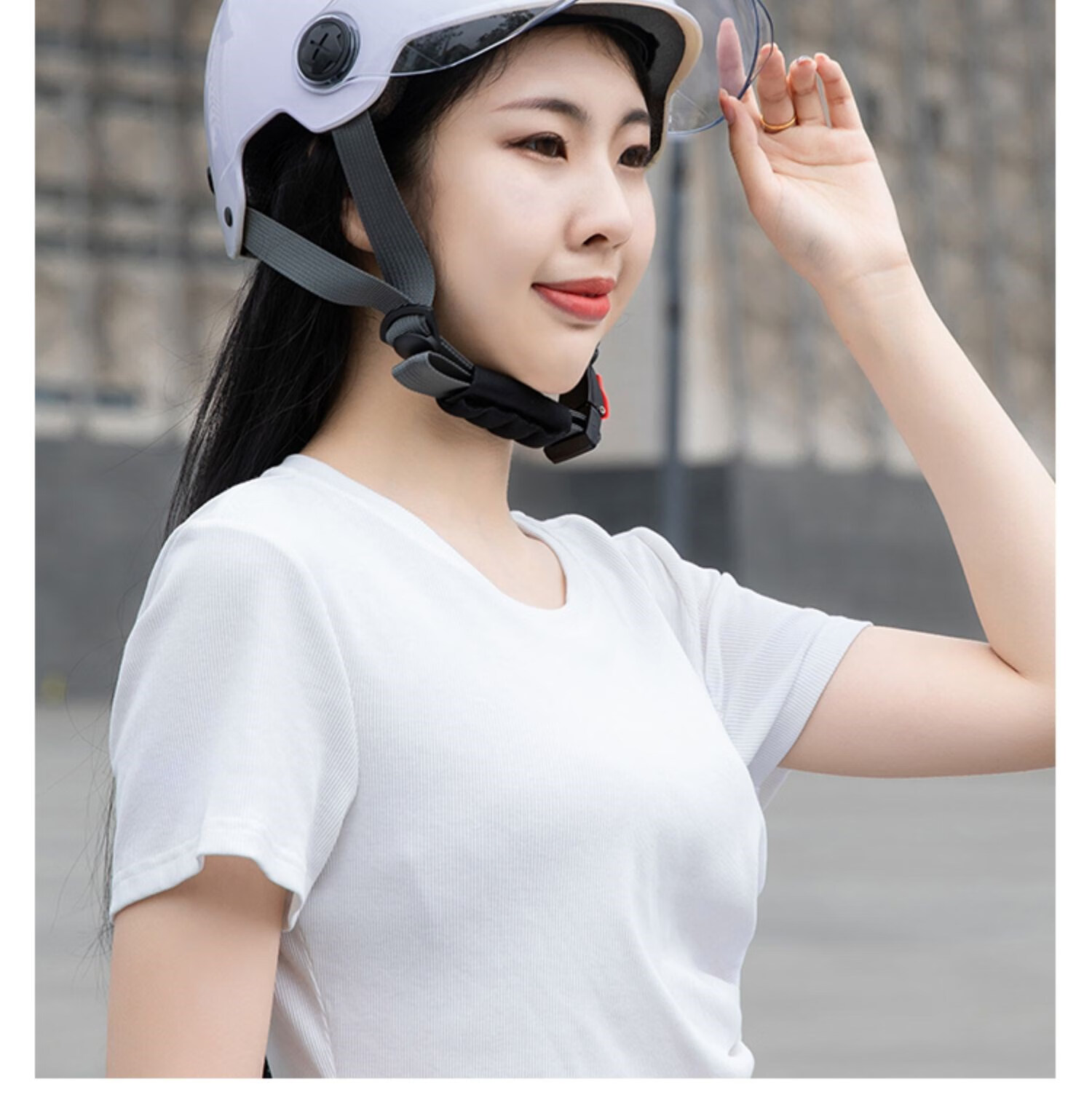 svy头盔 电动电瓶摩托车头盔男女士夏季防晒半盔四季通用夏天安全帽