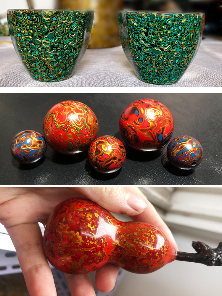 大漆30g色漆推光漆大漆葫芦漆画材料大漆手镯漆器色漆大漆土漆 金漆