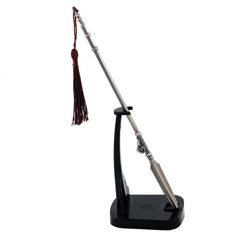 雪中悍刀行刹那枪陈芝豹梅子酒长与徐凤年金属模型摆件钥匙扣 梅子酒