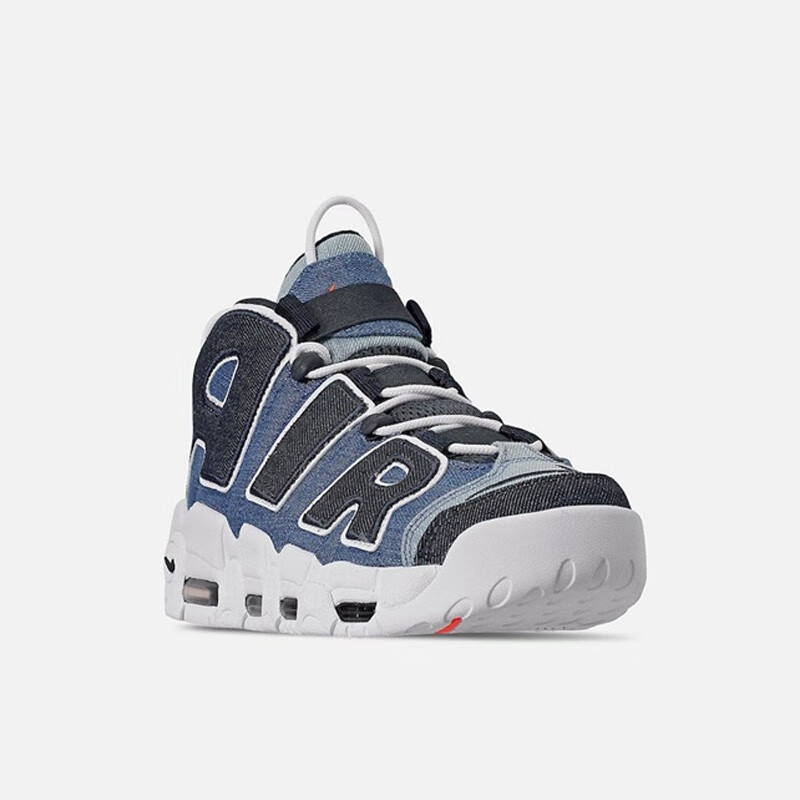 nike 耐克bebe8耐克nike air more uptempo 皮蓬大air丹宁牛仔休闲