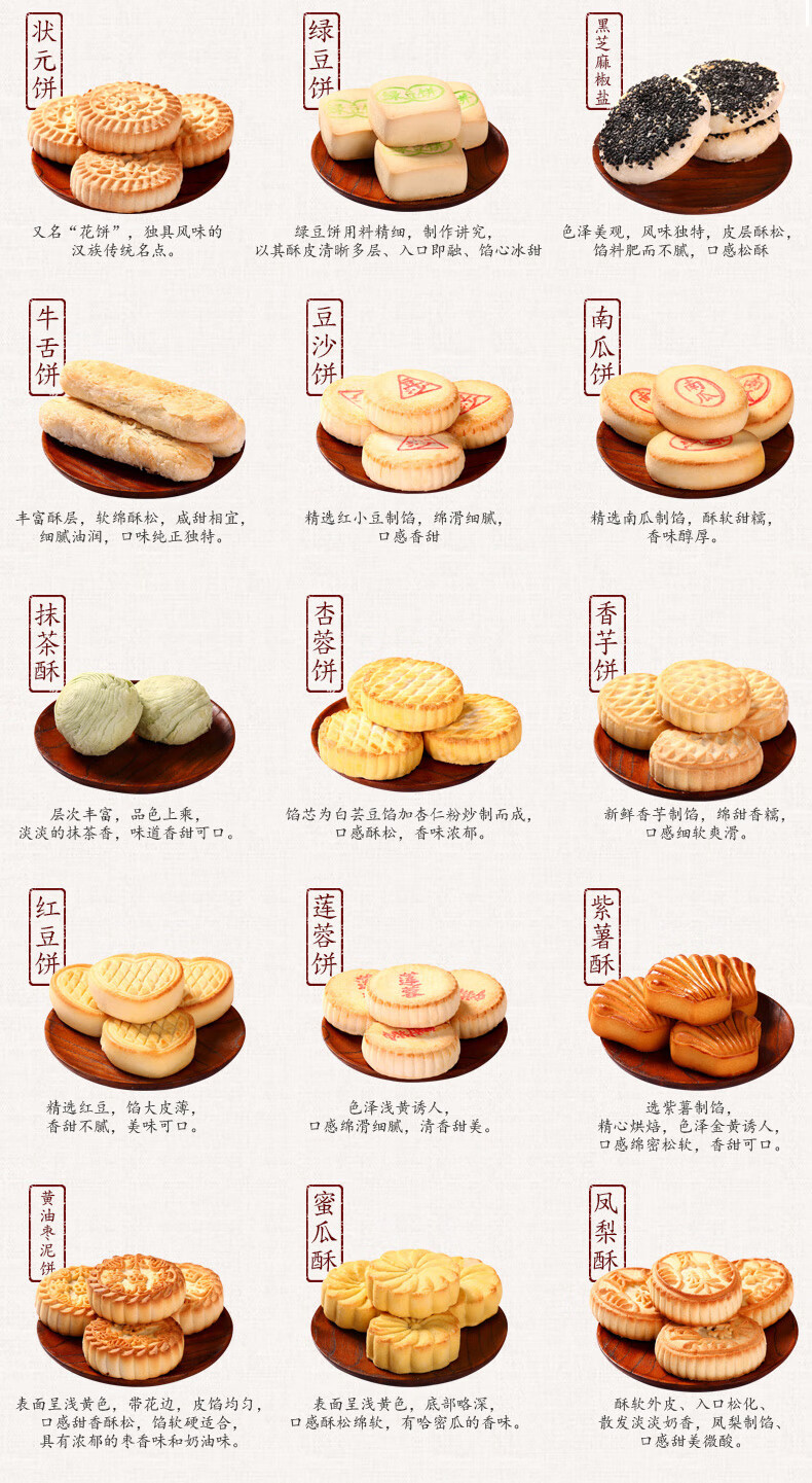 稻香村糕点种类名称图片