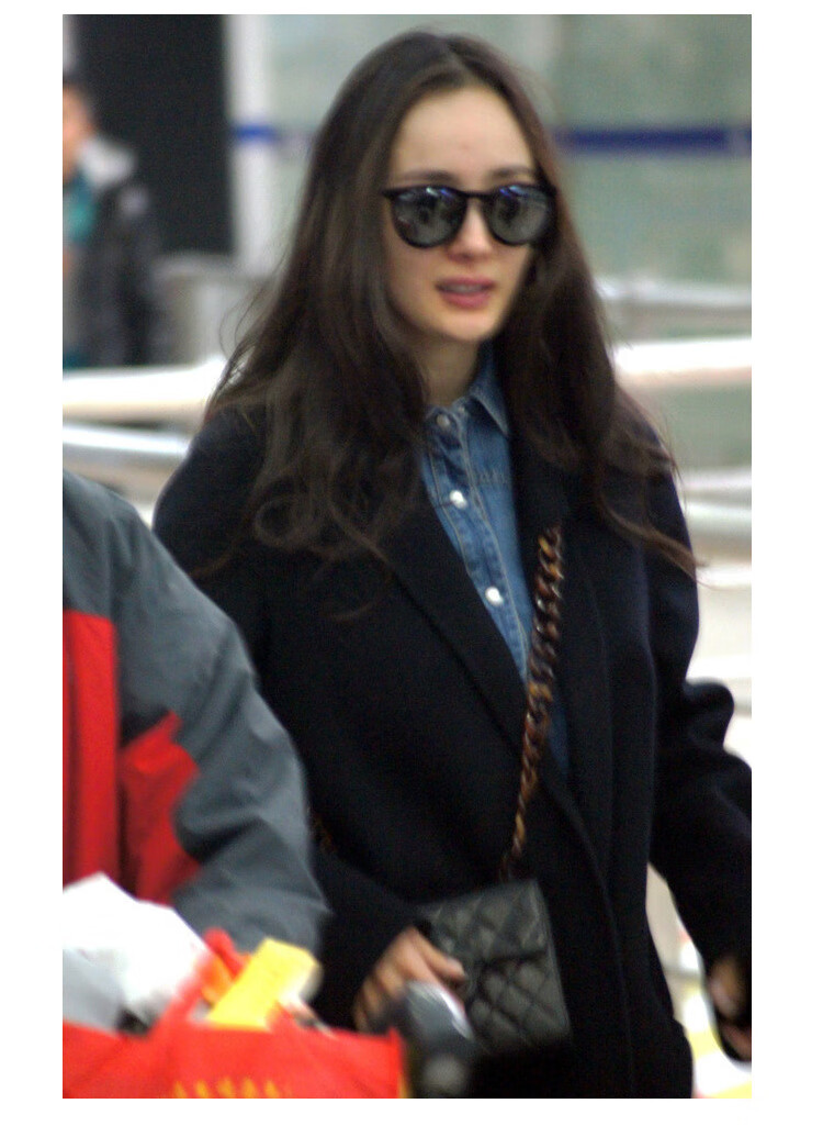 boy bees新品杨幂明星同款黑色茧型毛大衣西装领中长款宽松毛呢外套