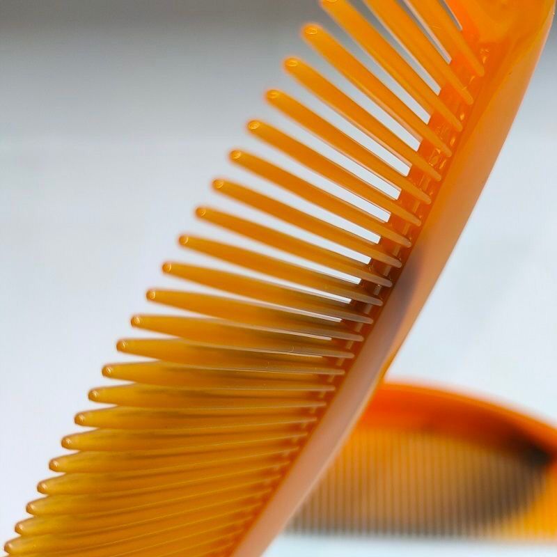 女发梳子家用折不断宽细齿梳头梳子加厚大号便携式洗头梳防静电半圆2