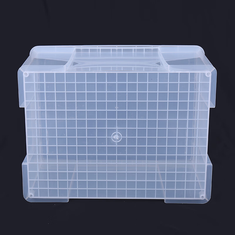 紫李 特大号加厚透明收纳箱塑料大容量周转箱衣服玩具被子整理箱储物
