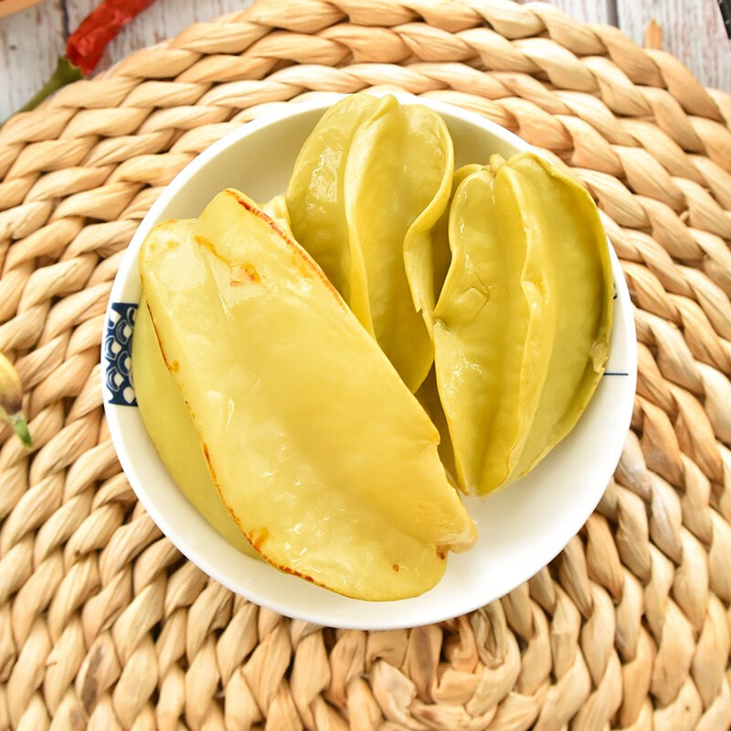 酸野水果广西玉林特产城隍酸料杨桃酸嘢 发记甜酸杨桃900g单罐装 腌制