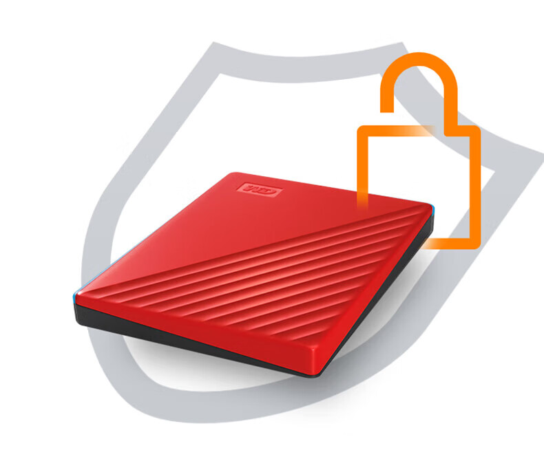 西部数据(wd)wd西数移动硬盘4t外接4tb加密电脑外置磁盘大容量usb 3.