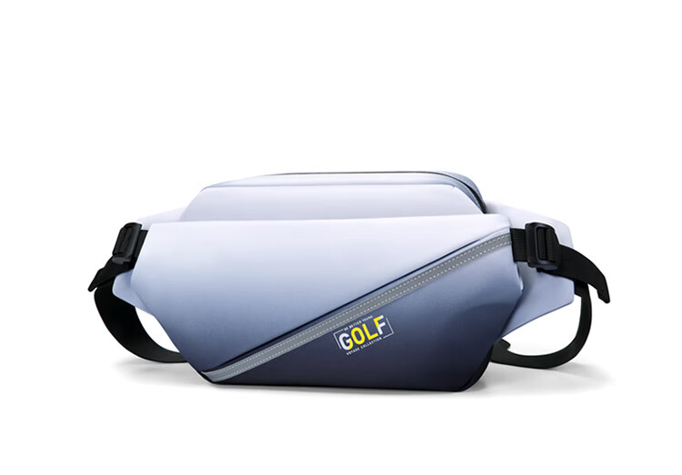 GOLF Trendy Crossbody Bag for Men, Gradient Color Shoulder Bag, Outdoor Sports Waist Pack, Men's Phone Bag, Ink Wash 19