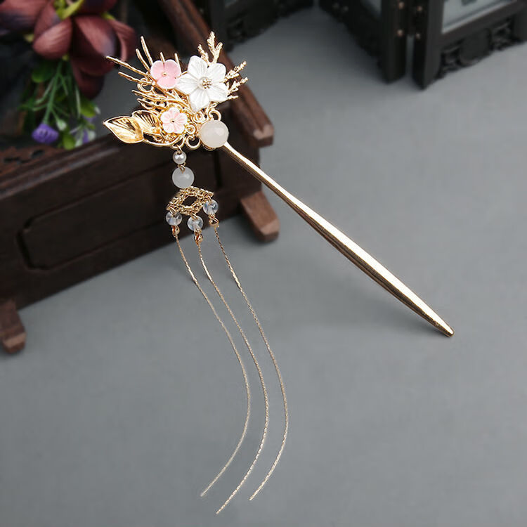 嬴夫人(mrs win)古风发簪流苏发饰步摇简约发钗盘发古装饰品头饰汉服