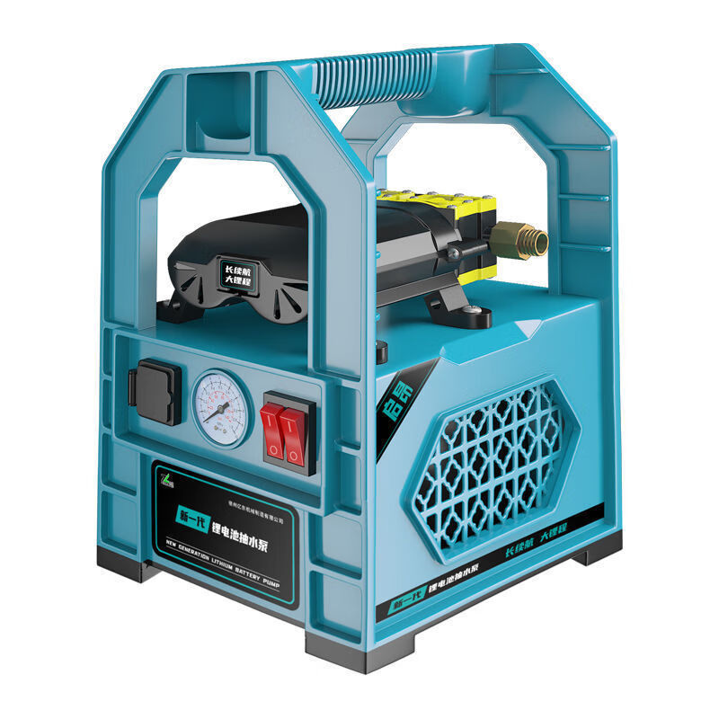 功率洗车机电动喷雾器果树打药机 【12ah锂电双核泵】-30米水管【图片