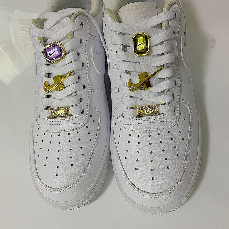适配空军一号鞋带扣af1装饰配件diyaj1金属鞋扣满钻篮球鞋帆布鞋鞋花