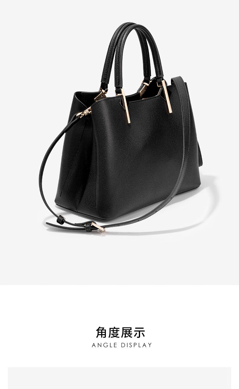 商场同款稻草人女包2021新款时尚妈妈大容量手提包女牛皮包女士包包女