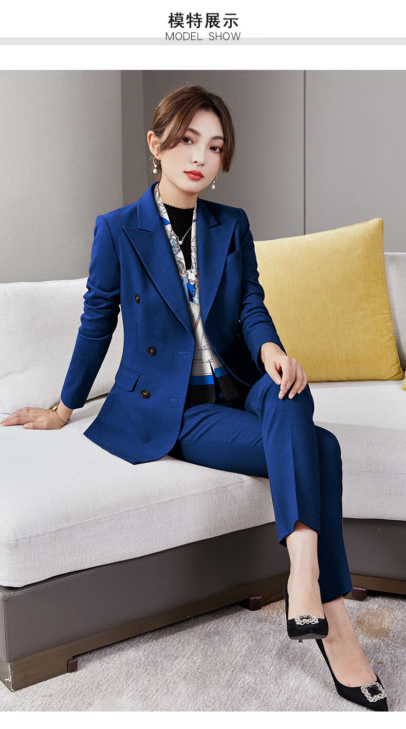 藏蓝色西装 九分裤 l【图片 价格 品牌 报价】-京东