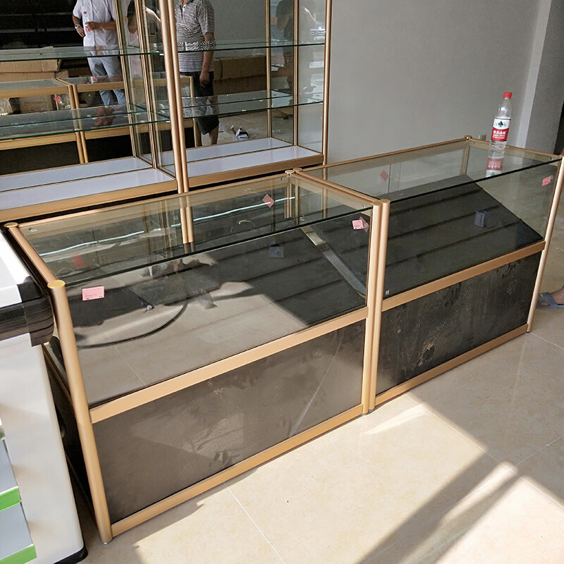 烟柜展示柜收银台便利店市烟钢化玻璃烟柜货架白酒展示柜烟酒柜台组合