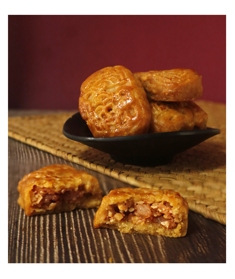 广东潮汕特产腐乳饼400克茶糕点传统食品月饼零食小吃手工美食茶配1袋