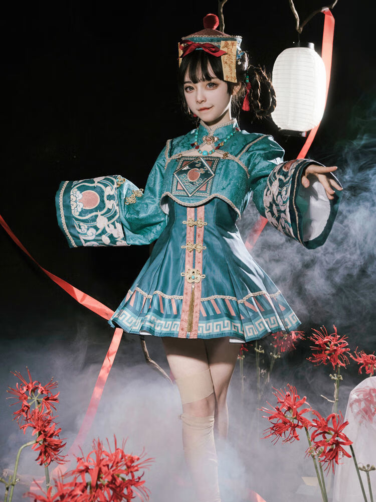 优衣画报小僵尸cos服裙子lolita【小僵尸】小僵尸洛丽塔jk日常女童轻