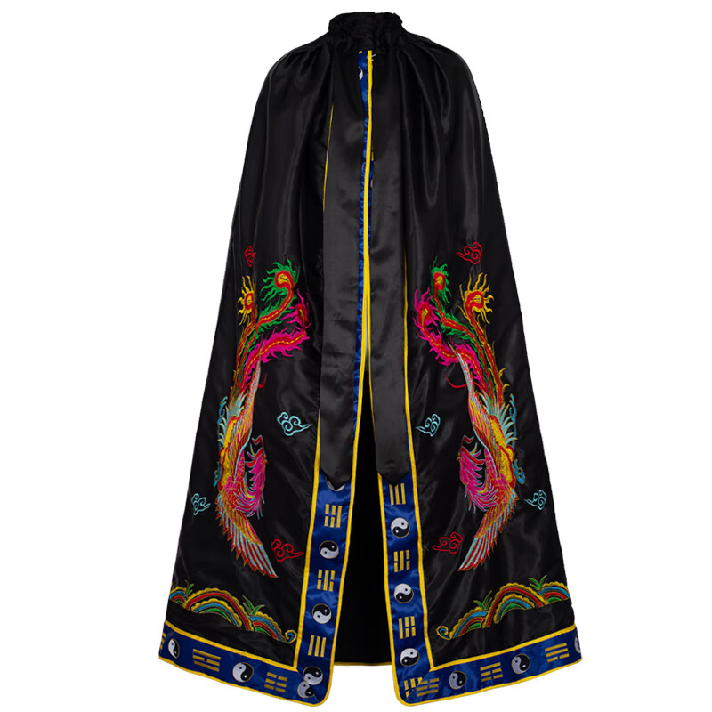 龙袍影视古装戏服演出服1米5双龙披风道教披肩八卦还愿佛袍龙袍凤袍