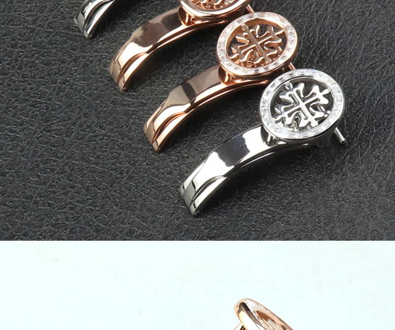 适用于百达翡丽灯笼扣原装适用百达翡丽款手表扣花扣折叠扣花蝴蝶扣