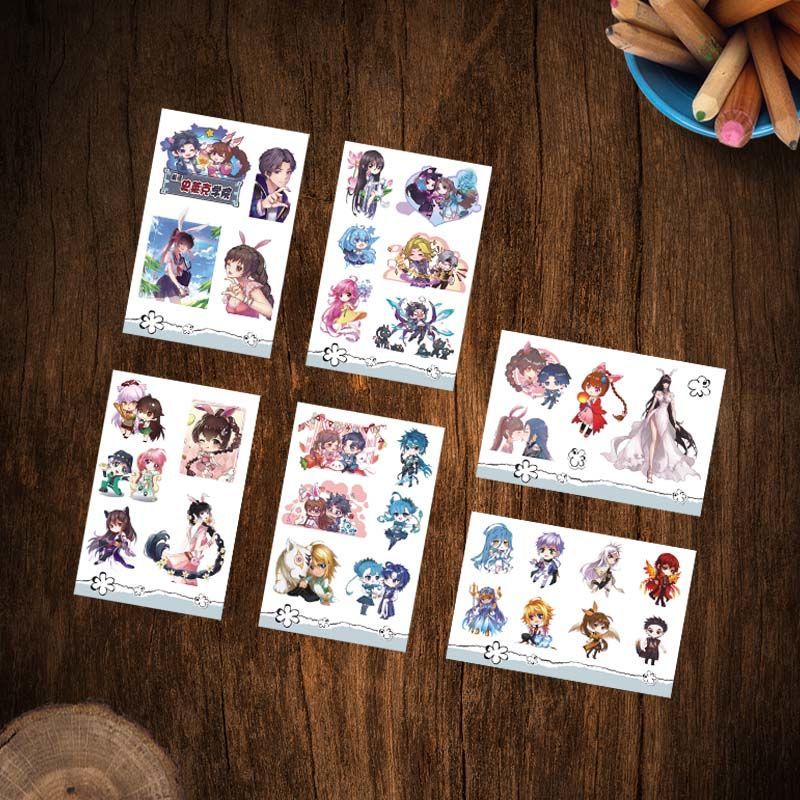 轩弘 斗罗大陆可爱贴纸唐三小舞卡通动漫q版不干胶贴画装饰笔记手账本