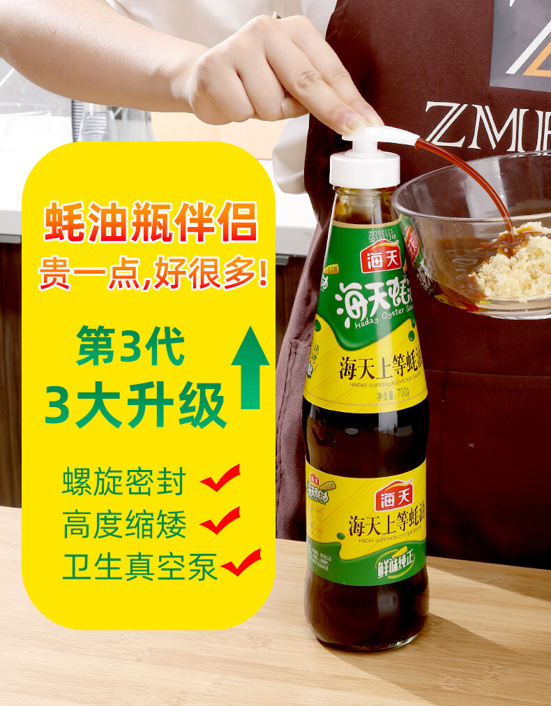 逸居客 蚝油瓶挤压嘴耗油按压嘴油壶按压泵头家用番茄酱沙拉酱挤酱瓶