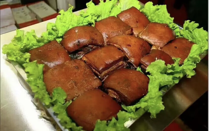 老北京傅记酱肉老北京傅记酱肉招牌香酱猪肘子线肘猪肉散装酱鸡爪6个