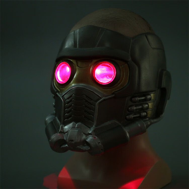 银河护卫队2星爵头盔面具复联万圣节表演舞会直播抖音道具漫威cos 星