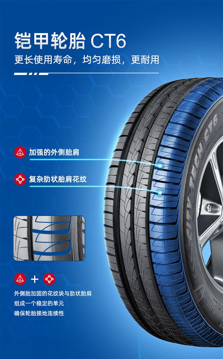 北欧维京轮胎205/65r16 95h ct6适配日产天籁起亚k5长安欧尚【图片