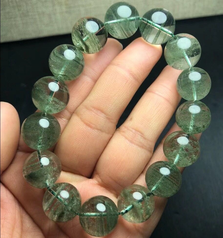 收藏级巴西绿幽灵千层满天星手链男女手串招正财旺事业礼物满天星10mm