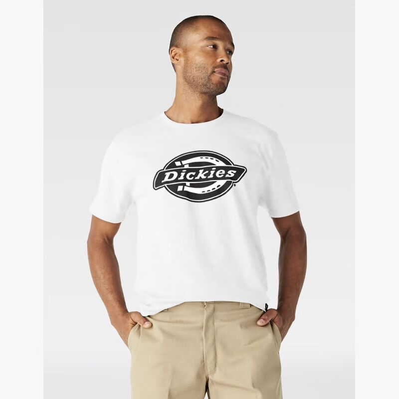 dickies蒂克男子男生短袖t恤半截袖纯棉舒适logo宽松春夏ws46 teal (t