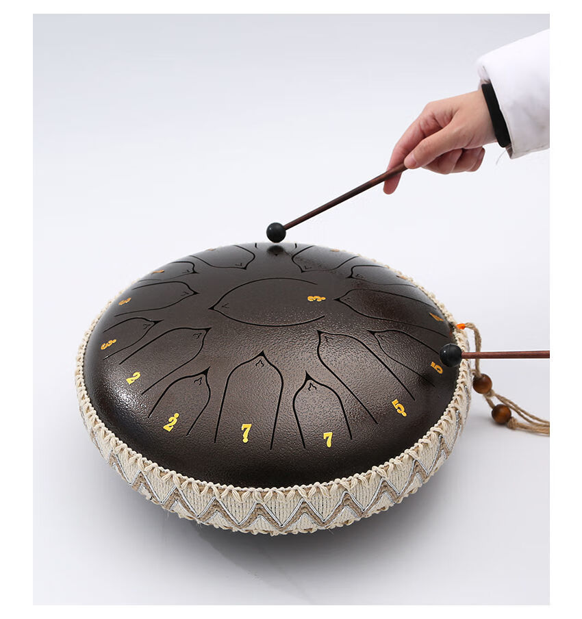 空灵鼓15音色空鼓钢舌鼓学生鼓忘忧鼓13音炫音鼓梵音鼓初学者乐器 6寸