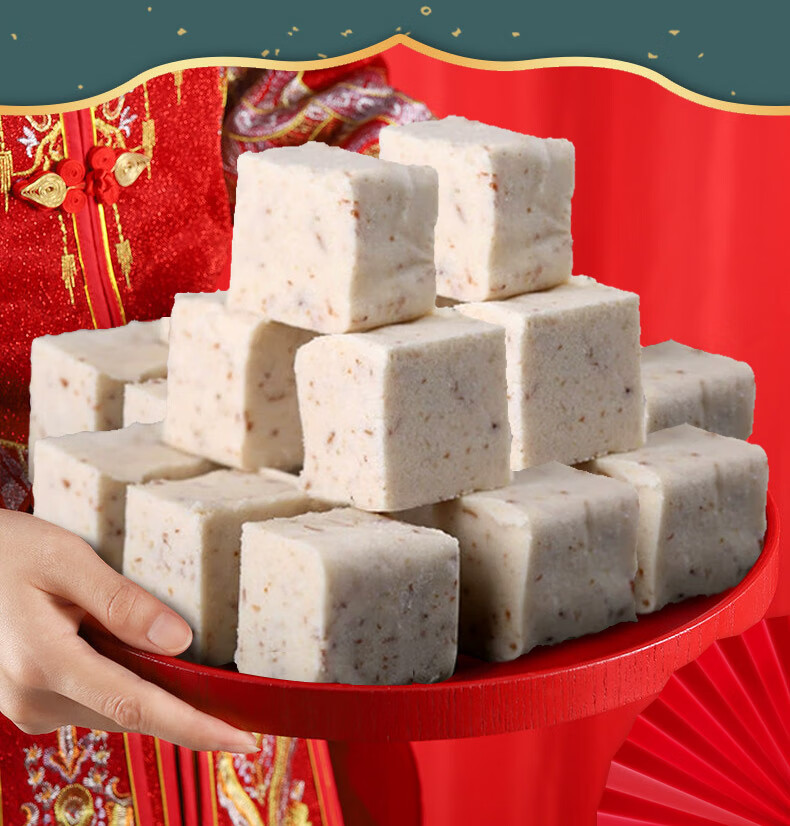 东美佳庆300年非遗婚庆手工传统糕点葱酥东美糕香滑花生糕150g无蔗糖