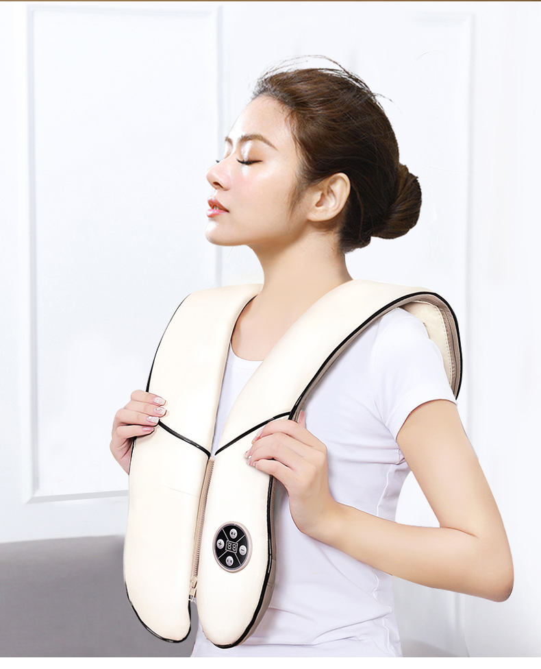 60小米skg商场同款颈椎肩部按摩仪颈肩按摩器腰部肩颈热敷电动自动