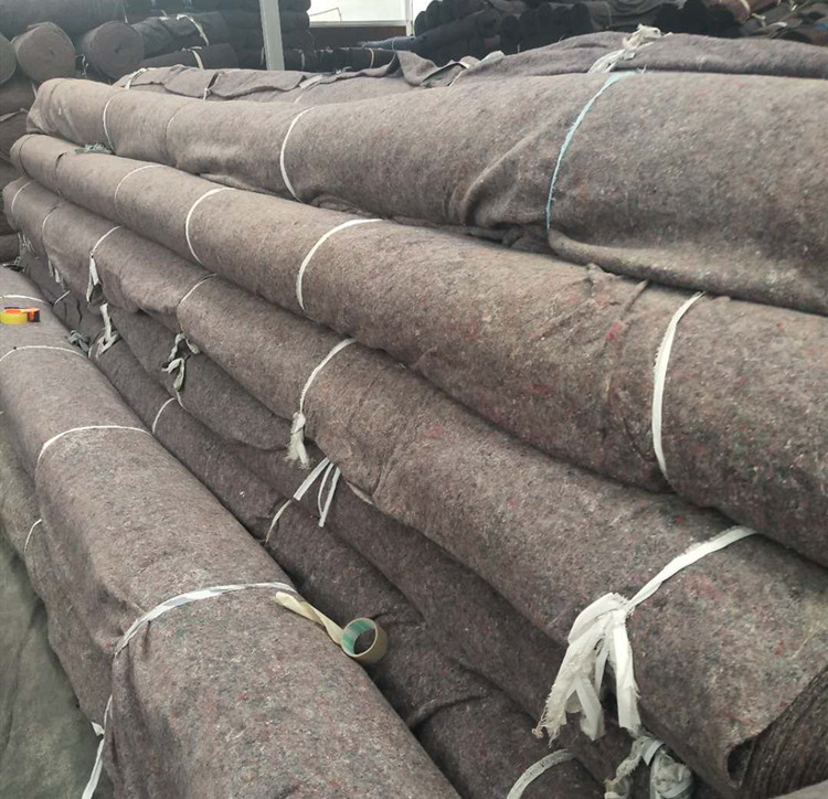 无纺布毛毡公路养护路面保湿毯家具包装大棚保温防寒棉被毯 150克1米