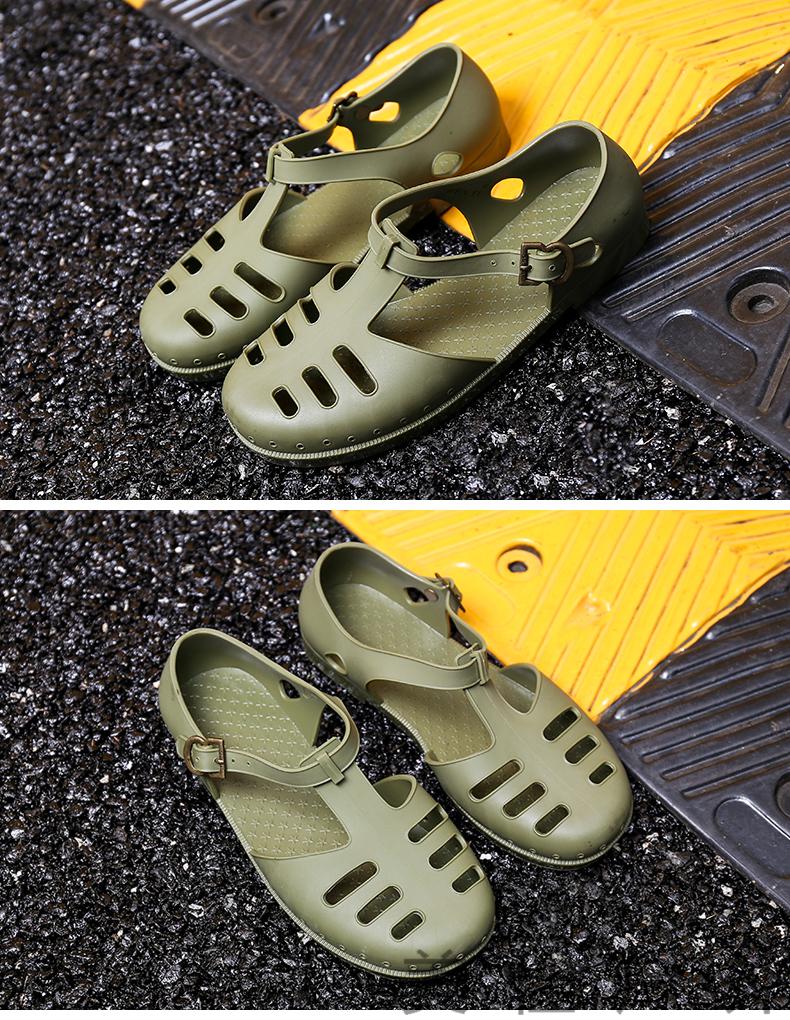 老式胶鞋越南橡胶老式复古部式队解放凉鞋男怀旧经典监狱风周润发飞拓