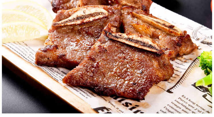 黑椒牛仔骨带骨牛小排儿童牛排冷冻牛排骨整切仔骨新鲜牛仔骨 黑椒