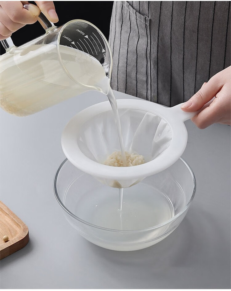 蒙福豆浆过滤网超细密过滤网筛家用葡萄酒白酒牛奶中药榨果汁过滤漏勺