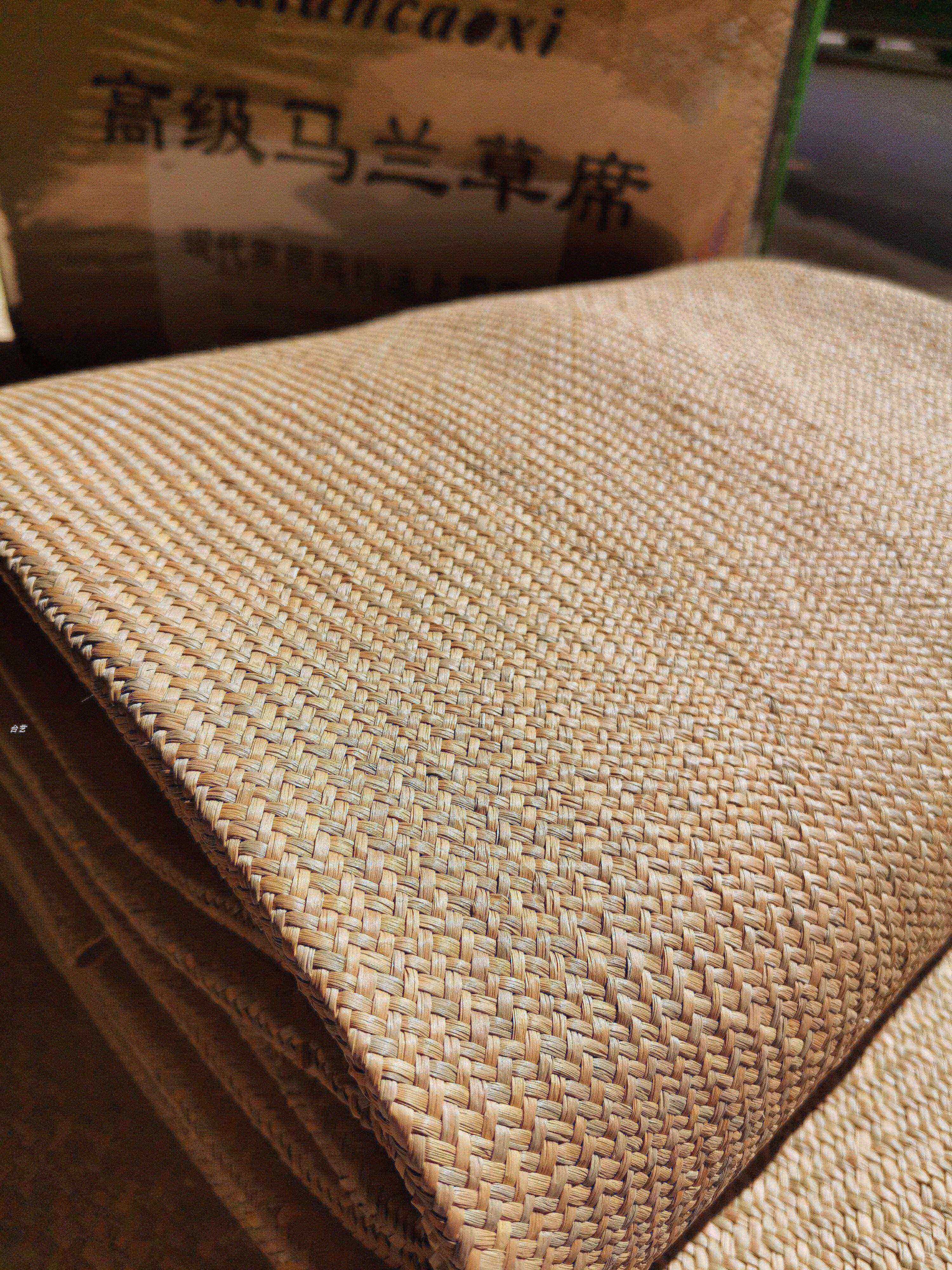 台湾马兰草席正宗台湾马兰草席 加厚特细扁草款式 天然日晒草床席