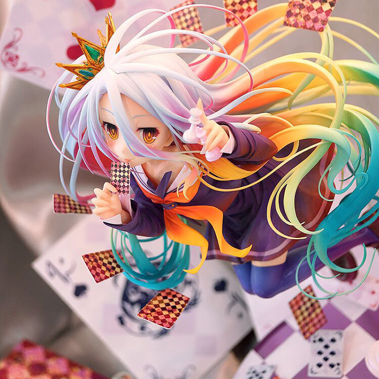 游戏人生天翼种吉普莉尔空白朱碧休比多拉二次美女动漫摆件 q版组合