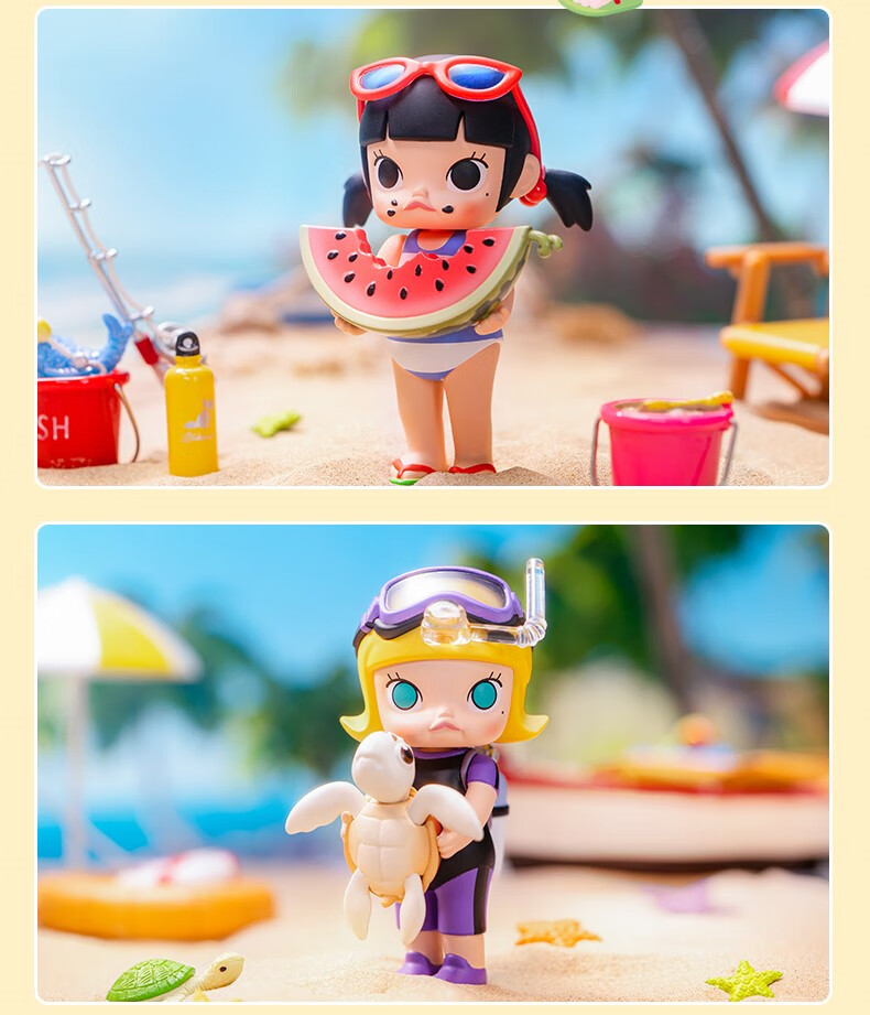 molly我的小时候盲盒 popmart泡泡玛特玩具桌面摆件茉莉系列手办正确