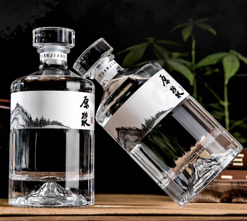 空酒瓶 高档 好看的酒瓶空瓶白酒瓶一斤装玻璃酒瓶私人订制高档礼包装