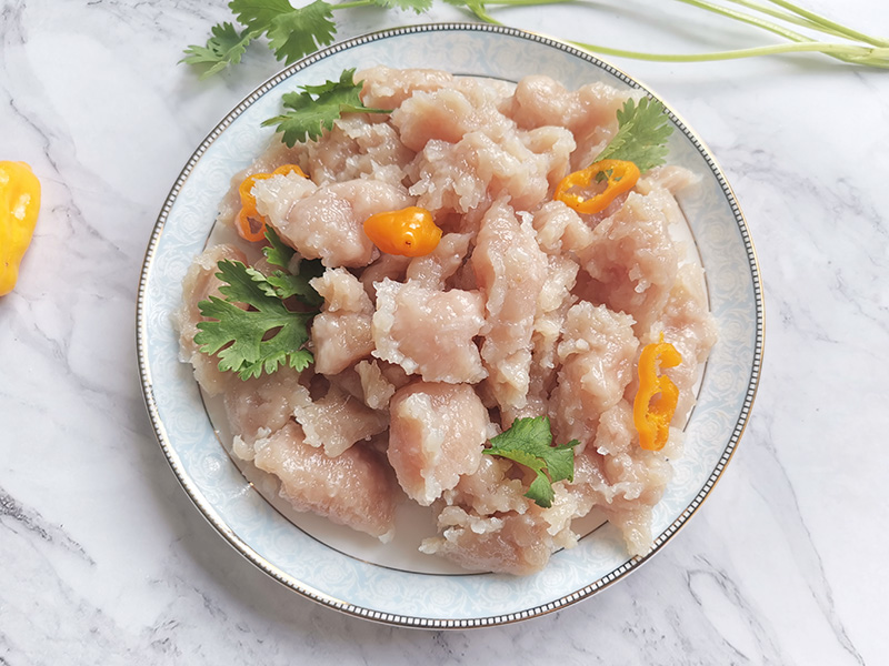 福鼎肉片怒片手打温州瘦肉丸猪肉滑福建名小吃半成品瘦肉羹250克 福鼎