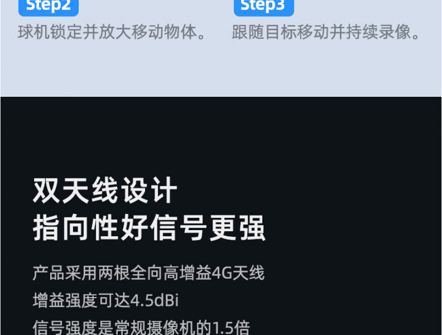 海康威视（HIKVISION）4G监4G夜视全彩3Q144+监控器控摄像头室内外家用球机 2K高清全彩夜视360度网络无线云台摄像机安防户外探头手机远程监控器 3Q144+双400万4G全彩夜视+对讲+室外防水 官方标配【送32G详情图片82