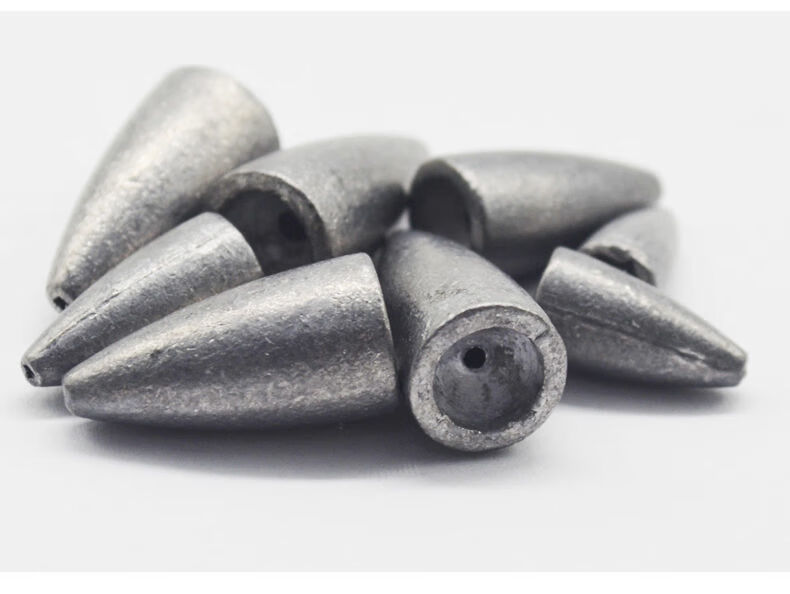 路亚铅坠通心铅配重远投防挂底倒钓铅头专用德州钓组钓鱼铅坠 子弹铅