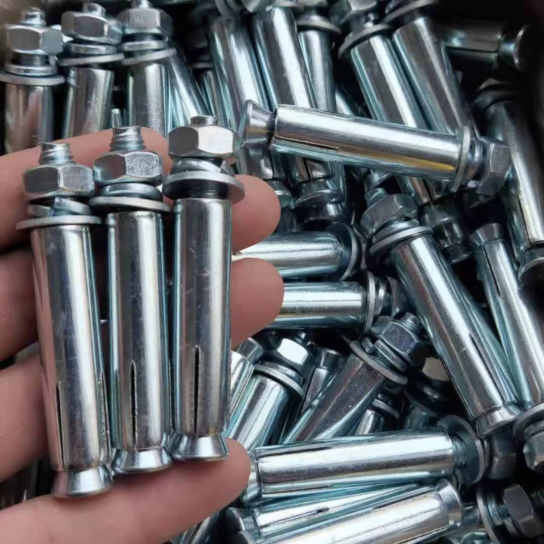 批发国标镀锌膨胀螺丝膨胀螺栓空调拉爆螺丝hxm6298 m12*80(一箱280套